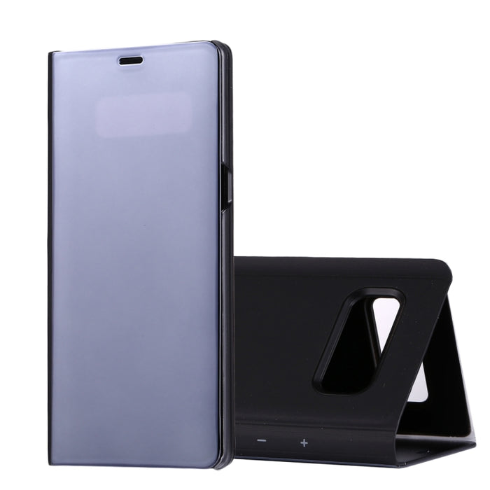 Für Galaxy Note 8 Galvanikspiegel Horizontal Flip Ledertasche mit Schlaf-/Weck- und Halterfunktion, Für Galaxy Note 8