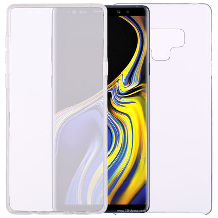 0,75 mm doppelseitiges ultradünnes transparentes PC + TPU-Gehäuse für Galaxy Note9, für Note9
