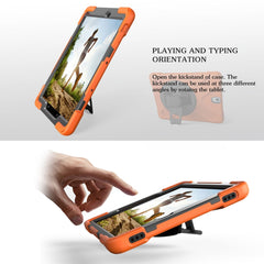 For Galaxy Tab S3 9.7 inch T820 360 Degree Rotation PC + Silicone Protective Case with Holder & Hand-strap, For Galaxy Tab S3 9.7 inch T820