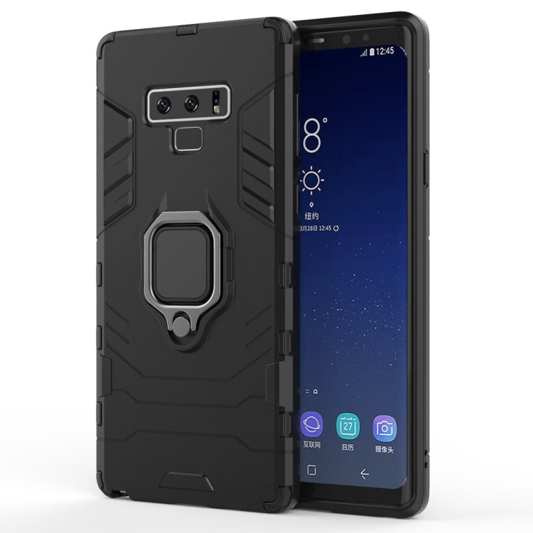 Stoßfeste Schutzhülle aus PC + TPU mit magnetischem Ringhalter für Galaxy Note9, für Galaxy Note9