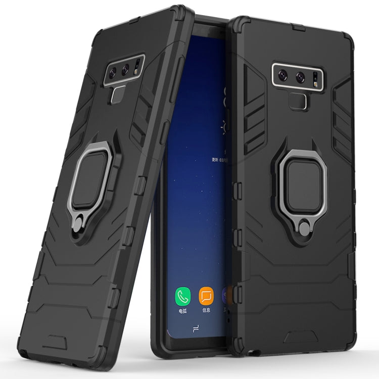 Stoßfeste Schutzhülle aus PC + TPU mit magnetischem Ringhalter für Galaxy Note9, für Galaxy Note9