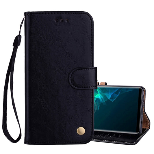 Business Style Oil Wax Texture Horizontal Flip Leather Case, with Holder & Card Slots & Wallet For Galaxy Note9, For Galaxy Note9