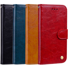 Business Style Oil Wax Texture Horizontal Flip Leather Case, with Holder & Card Slots & Wallet For Galaxy Note9