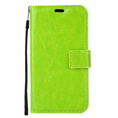 Für Galaxy A5 (2017) / A520 Crazy Horse Texture Horizontal Flip PU Ledertasche mit Halter &amp; Kartenfächern &amp; Geldbörse &amp; Bilderrahmen &amp; Trageband &amp; Magnetschnalle, Für Galaxy A5 (2017)