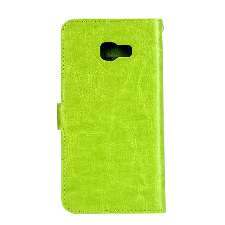 Für Galaxy A5 (2017) / A520 Crazy Horse Texture Horizontal Flip PU Ledertasche mit Halter &amp; Kartenfächern &amp; Geldbörse &amp; Bilderrahmen &amp; Trageband &amp; Magnetschnalle, Für Galaxy A5 (2017)