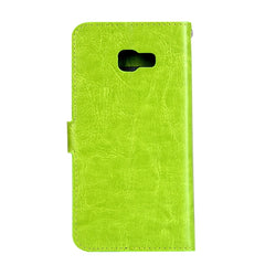 Für Galaxy A5 (2017) / A520 Crazy Horse Texture Horizontal Flip PU Ledertasche mit Halter &amp; Kartenfächern &amp; Geldbörse &amp; Bilderrahmen &amp; Trageband &amp; Magnetschnalle, Für Galaxy A5 (2017)