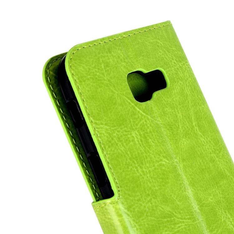 Für Galaxy A5 (2017) / A520 Crazy Horse Texture Horizontal Flip PU Ledertasche mit Halter &amp; Kartenfächern &amp; Geldbörse &amp; Bilderrahmen &amp; Trageband &amp; Magnetschnalle, Für Galaxy A5 (2017)