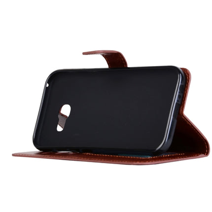 For Galaxy A5 (2017) / A520 Crazy Horse Texture Horizontal Flip PU Leather Case with Holder & Card Slots & Wallet & Photo Frame & Lanyard & Magnetic Buckle, For Galaxy A5 (2017)