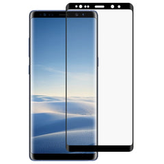 0.3mm 9H Surface Hardness 2.5D Curved Edge Full Screen Full Glue Tempered Glass Film for Galaxy Note8