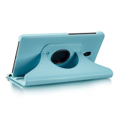 Horizontale Klapphülle aus Leder mit Litschi-Textur und 360-Grad-Drehung für Galaxy Tab A 10.5 T590/T595/T597, mit Halterung
