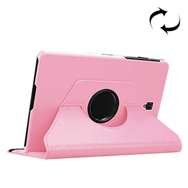 Funda de cuero con textura de lichi, rotación de 360 ​​grados, horizontal y plegable, para Galaxy Tab S4 10.5 T830/T835, con soporte, para Galaxy Tab S4 10.5 T830/T835