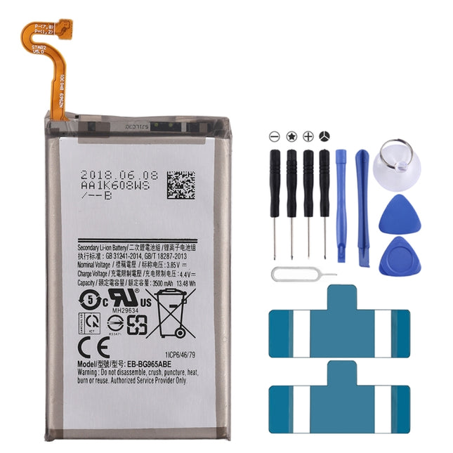 Batería recargable de iones de litio de 3,85 V y 3500 mAh para Galaxy S9+, para S9+