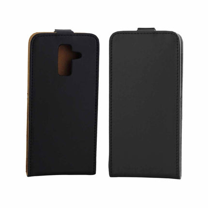 Vertikale Flip-Hülle aus TPU-Leder im Business-Stil für Samsung Galaxy A6 Plus (2018), mit Kartensteckplatz, für Samsung Galaxy A6 Plus (2018)