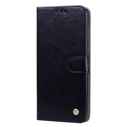Funda de cuero con tapa horizontal con textura de cera de aceite de estilo empresarial para Samsung Galaxy A9 (2018) / A9s, con soporte, ranuras para tarjetas y billetera c, para Galaxy A9 (2018) / A9s
