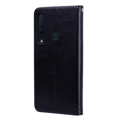 Business Style Oil Wax Texture Horizontal Flip Leather Case for Samsung Galaxy A9 (2018) / A9s, with Holder & Card Slots & Wallet c