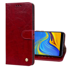 Business Style Oil Wax Texture Horizontal Flip Leather Case for Samsung Galaxy A9 (2018) / A9s, with Holder & Card Slots & Wallet c, For Galaxy A9 (2018) / A9s