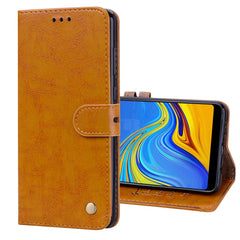 Business Style Oil Wax Texture Horizontal Flip Leather Case for Samsung Galaxy A9 (2018) / A9s, with Holder & Card Slots & Wallet c, For Galaxy A9 (2018) / A9s