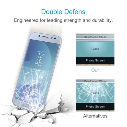 For Galaxy J5 (2017) (EU Version) 0.26mm 9H Surface Hardness 2.5D Explosion-proof Non-full Screen Tempered Glass Screen Film, For Galaxy J5 (2017) (EU Version)