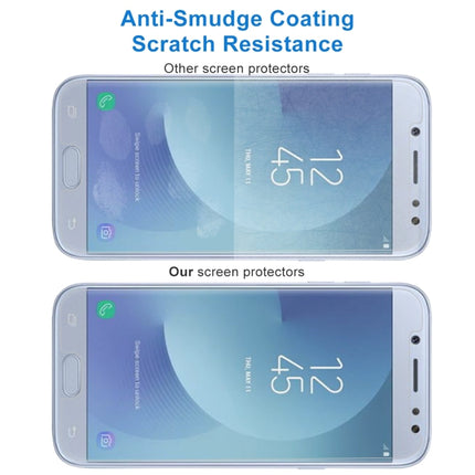 For Galaxy J5 (2017) (EU Version) 0.26mm 9H Surface Hardness 2.5D Explosion-proof Non-full Screen Tempered Glass Screen Film, For Galaxy J5 (2017) (EU Version)