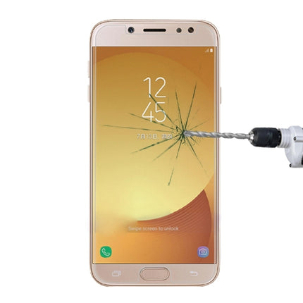 For Galaxy J7 (2017) (EU Version) 0.26mm 9H Surface Hardness 2.5D Explosion-proof Non-full Screen Tempered Glass Screen Film, For Galaxy J7 (2017) (EU Version)