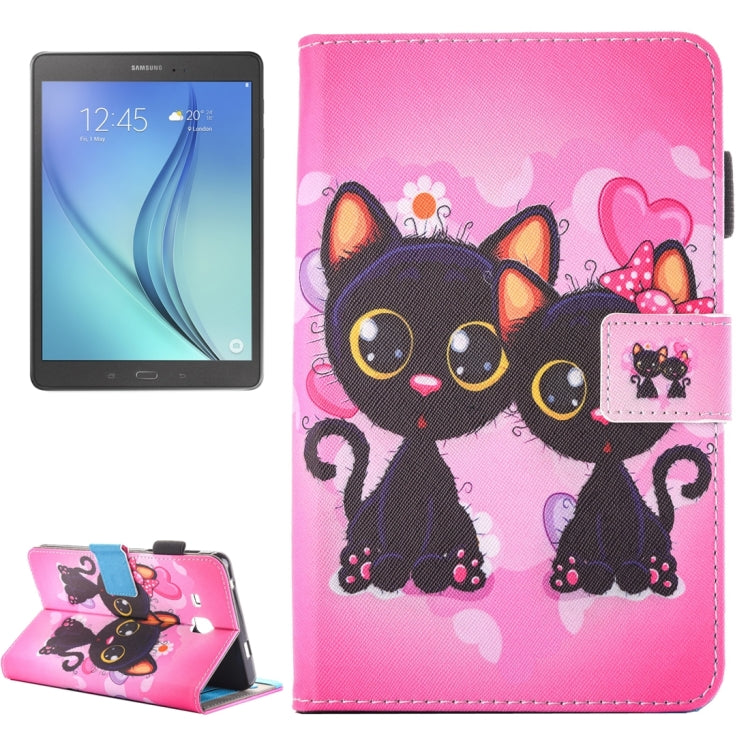 Für Galaxy Tab A 7.0 (2016) / T280, horizontales Klappmuster, Lederhülle mit Halterung, Kartenfächern und Stiftfach, SAS2820A, SAS2820B, SAS2820C, SAS2820D, SAS2820E, SAS2820F, SAS2820G, SAS2820H