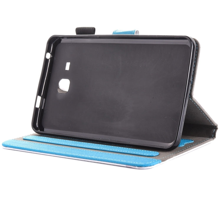Für Galaxy Tab A 7.0 (2016) / T280, horizontales Klappmuster, Lederhülle mit Halterung, Kartenfächern und Stiftfach, SAS2820A, SAS2820B, SAS2820C, SAS2820D, SAS2820E, SAS2820F, SAS2820G, SAS2820H