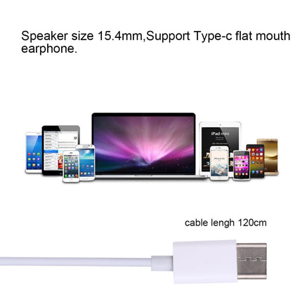 M25 USB-C / Type-C Interface Stereo Dynamic Bass Earphone with Mic