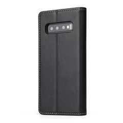 Horizontal Flip PU Leather Case for Galaxy S10+, with Holder & Card Slot & Wallet