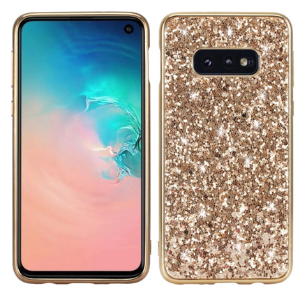 Funda protectora de TPU a prueba de golpes con purpurina en polvo para Galaxy S10+, para Galaxy S10+