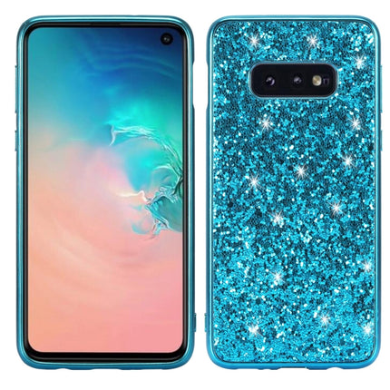 Funda protectora de TPU a prueba de golpes con purpurina en polvo para Galaxy S10+, para Galaxy S10+