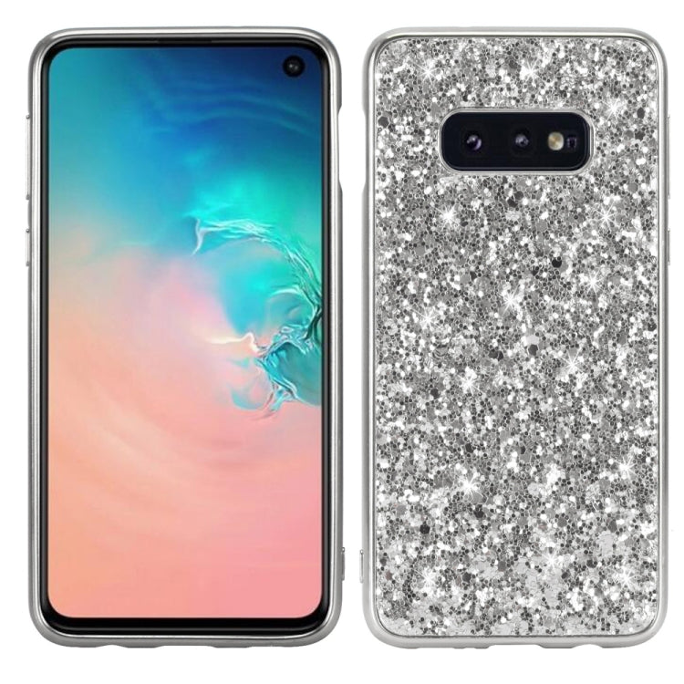 Glitzerpuder, stoßfeste TPU-Schutzhülle für Galaxy S10+, für Galaxy S10+