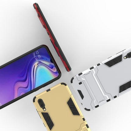 Stoßfeste PC + TPU-Hülle für Galaxy M10, mit Halterung, für Samsung Galaxy M10, Galaxy M10