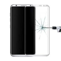Für Galaxy S8 / G9500, 0,3 mm, 9H Oberflächenhärte, 3D-gebogene Oberfläche, Siebdruck, Vollbild, Displayschutz aus gehärtetem Glas, für Galaxy S8 / G9500, für Galaxy S8, 0,3 mm, für Galaxy S8