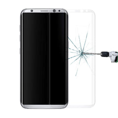 Für Galaxy S8 / G9500, 0,3 mm, 9H Oberflächenhärte, 3D-gebogene Oberfläche, Siebdruck, Vollbild, Displayschutz aus gehärtetem Glas, für Galaxy S8 / G9500, für Galaxy S8, 0,3 mm, für Galaxy S8