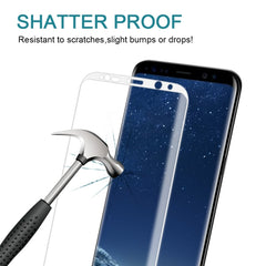 For Galaxy S8 / G9500 0.3mm 9H Surface Hardness 3D Curved Surface Silk-screen Full Screen Tempered Glass Screen Protector, For Galaxy S8 / G9500, For Galaxy S8 0.3mm, For Galaxy S8