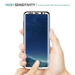 For Galaxy S8 / G9500 0.3mm 9H Surface Hardness 3D Curved Surface Silk-screen Full Screen Tempered Glass Screen Protector, For Galaxy S8 / G9500, For Galaxy S8 0.3mm, For Galaxy S8