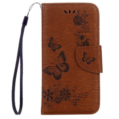 For Galaxy A5 (2017) / A520 Butterflies Embossing Horizontal Flip Leather Case with Holder & Card Slots & Wallet & Lanyard, For Galaxy A5 (2017) / A520