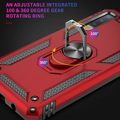 Sergeant Armor Shockproof TPU + PC Protective Case for Galaxy A7 2018, with 360 Degree Rotation Holder, For Galaxy A7 2018