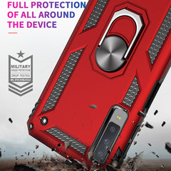 Sergeant Armor Shockproof TPU + PC Protective Case for Galaxy A7 2018, with 360 Degree Rotation Holder, For Galaxy A7 2018