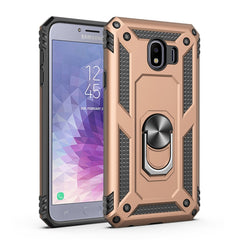 Sergeant Armor Shockproof TPU + PC Protective Case for Galaxy J4 2018, with 360 Degree Rotation Holder, For Galaxy J4 2018