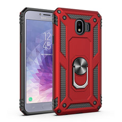 Sergeant Armor Shockproof TPU + PC Protective Case for Galaxy J4 2018, with 360 Degree Rotation Holder, For Galaxy J4 2018