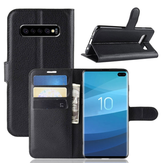 Litchi Texture Horizontal Flip Leather Case for Galaxy S10 , with Wallet & Holder & Card Slots, For Galaxy S10, Galaxy S10