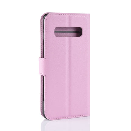 Litchi Texture Horizontal Flip Leather Case for Galaxy S10 6.1, with Wallet & Holder & Card Slots, Galaxy S10, For Galaxy S10