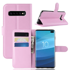 Litchi Texture Horizontal Flip Leather Case for Galaxy S10 , with Wallet & Holder & Card Slots, For Galaxy S10, Galaxy S10