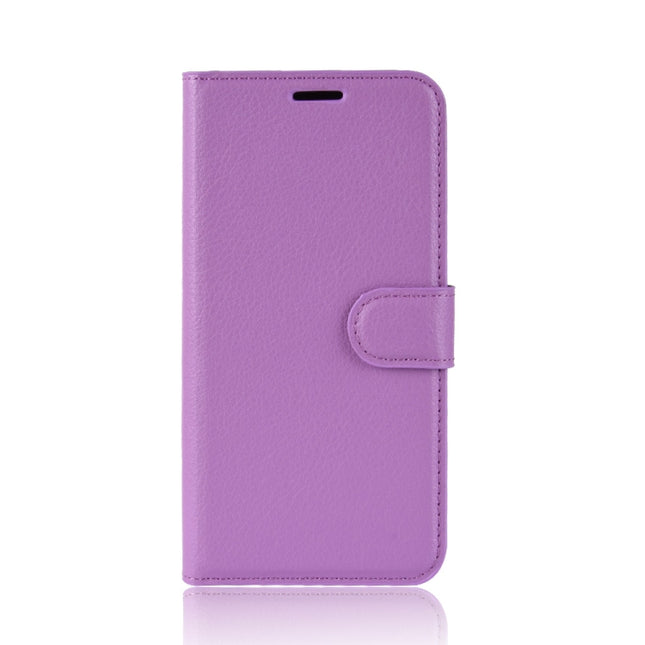 Funda de cuero con tapa horizontal con textura de lichi para Galaxy S10, con billetera, soporte y ranuras para tarjetas, para Galaxy S10, Galaxy S10