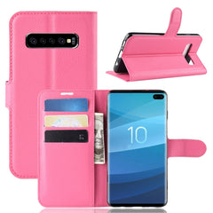 Litchi Texture Horizontal Flip Leather Case for Galaxy S10 , with Wallet & Holder & Card Slots, For Galaxy S10, Galaxy S10