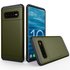 Shockproof Rugged Armor Protective Case for Galaxy S10+, with Card Slot , For Galaxy S10+, Galaxy S10+