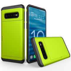 Shockproof Rugged Armor Protective Case for Galaxy S10+, with Card Slot , For Galaxy S10+, Galaxy S10+