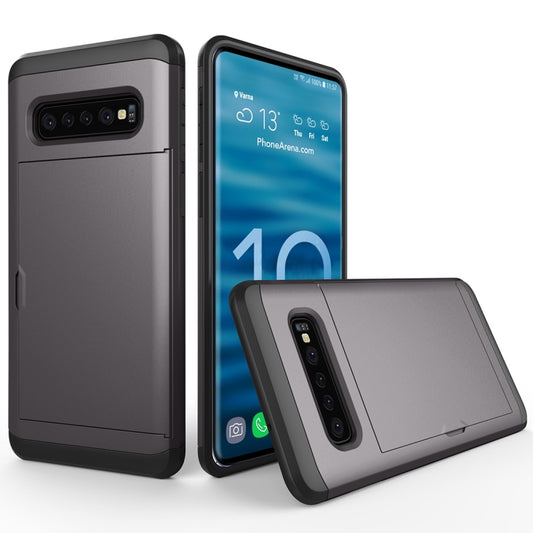 Shockproof Rugged Armor Protective Case for Galaxy S10+, with Card Slot , For Galaxy S10+, Galaxy S10+