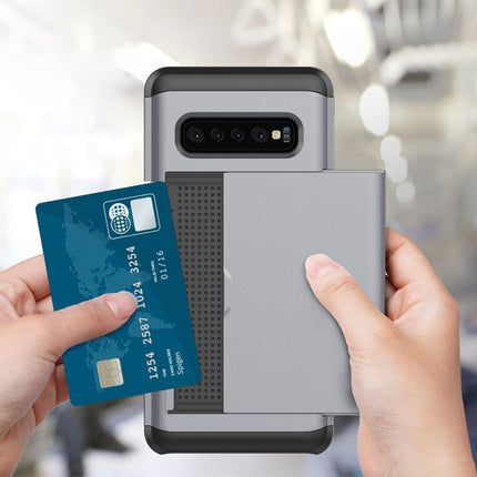 Funda protectora resistente a prueba de golpes para Galaxy S10+, con ranura para tarjetas, para Galaxy S10+, Galaxy S10+